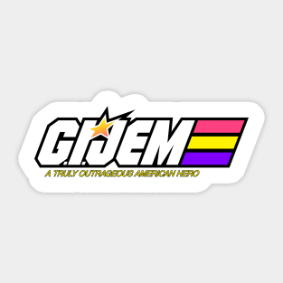 GI Jem for Darks Sticker